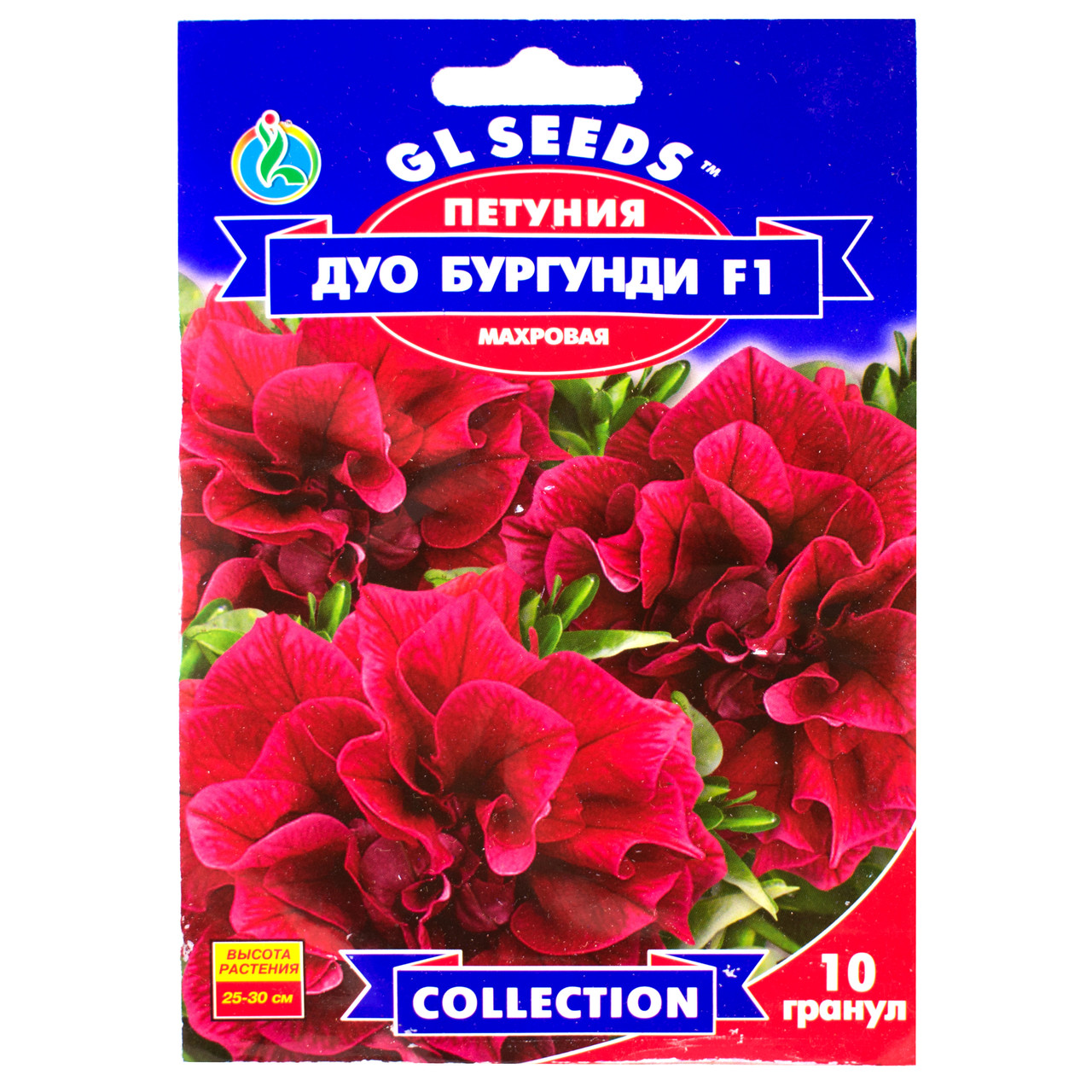 Петунія Дуо Бургунді F1 10 шт Gl Seeds