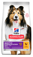 Сухий корм для собак середніх порід Hill'S (Хілс) SP Medium Sens Stomach Skin чутливе травлення, 2,5