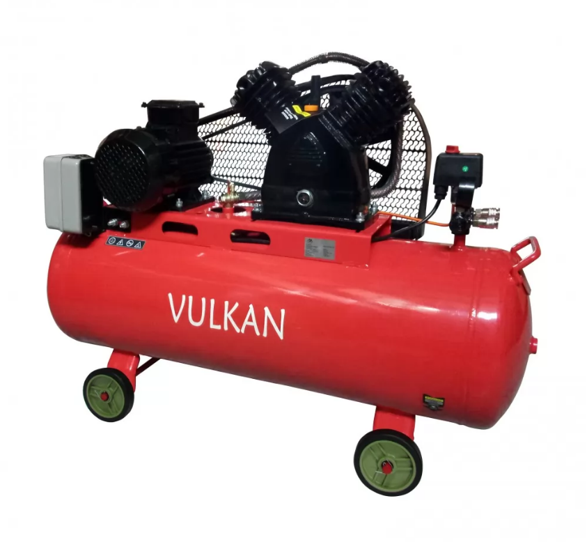 Компресор повітряний ремінний Vulkan IBL 2070E-380-100, 2.2 кВт