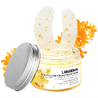 Тканевые патчи под глаза с маслом османтуса LANBENA Gold Osmanthus Fragrans Eye Mask