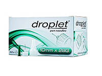 Иглы для инсулиновых шприц-ручек Droplet (10mm x 29G) (100шт в упаковке)