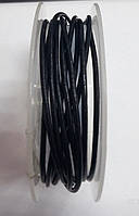 Шкіра кругла гладка чорна, 2мм