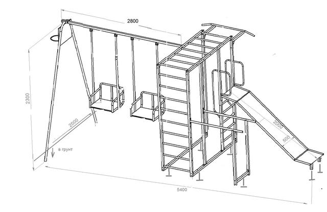 Детский спортивный игровой комплекс Далли 809-1_размеры.jpg
