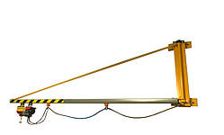 Кран консольний настінний з крюкової візком HUCHEZ 913, зусилля 100 кг