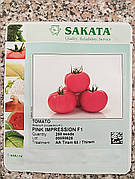 Пінк Импрешн F1 / Pink Impression F1 - індетермінантний Томат, Sakata. 250 насінин