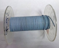 Шкіра кругла гладка бірюзова 1.5мм