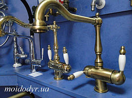 Змішувач для кухонної мийкя Franke Byblos Clear Water 115.0370.684 (латунь)
