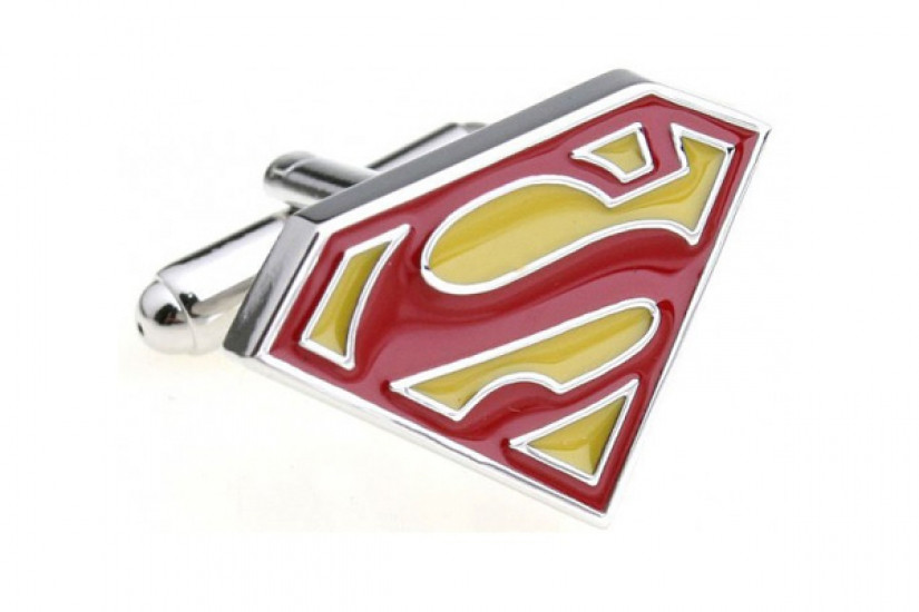 Запонки Superman yellow