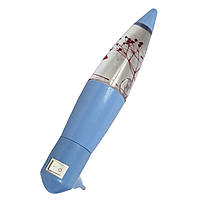 Ночник Ракета голубая, в розетку (180)