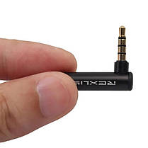 Перехідник аудіо кутовий Alitek USB Type-C - Audio 3.5 мм Зелений, фото 3