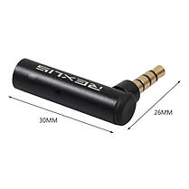 Перехідник аудіо кутовий Alitek USB Type-C - Audio 3.5 мм Зелений, фото 5