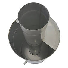 Бак для лазні з нержавіючої сталі 50 літрів AISI 304/321 1мм ф120 мм, фото 2