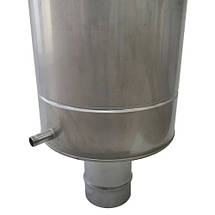 Бак для лазні з нержавіючої сталі 50 літрів AISI 304/321 1мм ф120 мм, фото 4