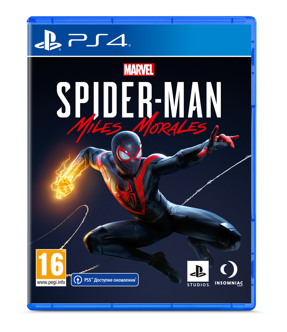 Диск Marvel Spider-Man. Miles Morales (PS4)