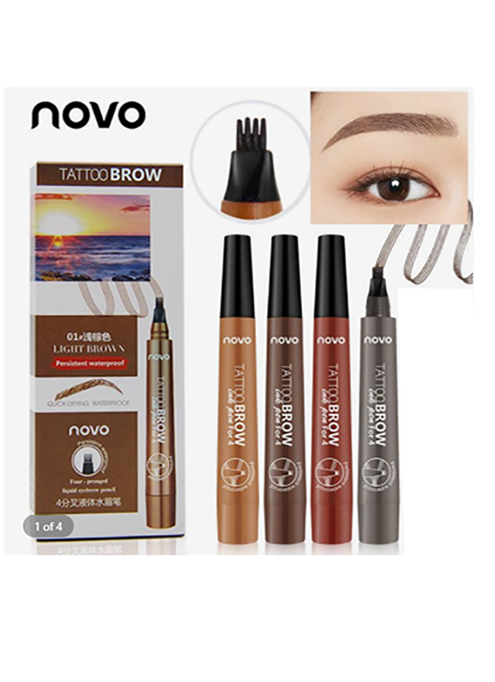 Маркер для брів імітувальний волоски Novo Tattoo Eyebrow, фото 1