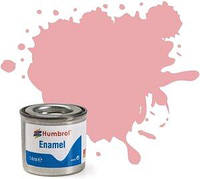 Розовая матовая 14 мл. Краска для сборных моделей эмалевая. HUMBROL 057