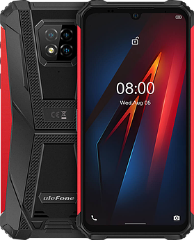 Ulefone Armor 8, 4/64 Gb, IP68 / IP69K, 5580 mAh, NFC, 4G, Потрійна камера 16 Мп, 8 ядер, дисплей 6.1
