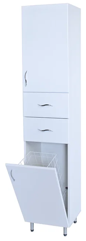 Купить Пенал в ванную с корзиной 400х1900х334 Базис Пик, цена 4442 ...