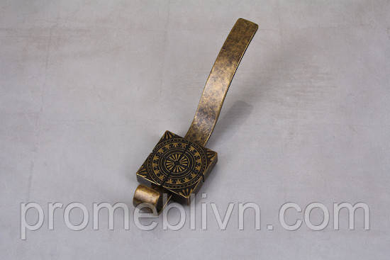 Вішак меблевий Falso Stile КК-7 подвійнийй старе золото