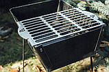 Решітка гриль для барбекю та мангалу 360х250х3 мм з нержавіючої сталі, фото 6