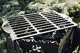 Решітка гриль для барбекю та мангалу 360х250х3 мм з нержавіючої сталі, фото 8