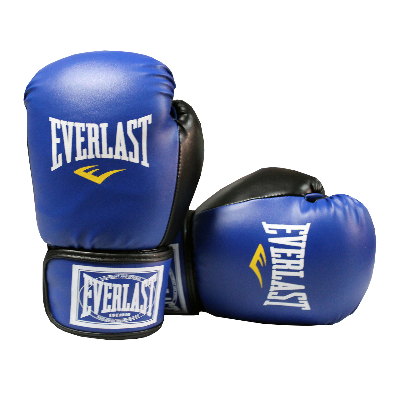 Боксерські рукавички для спарингу Everlast 10 унцій вініл (сині, червоні)