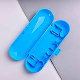 Футляр універсальний для електричної зубної щітки блакитний, фото 2