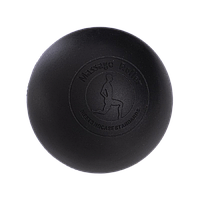 Массажный мяч Lacrosse Ball 6,5 см для массажа спины и триггерных точек (FI-7072) Черный