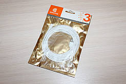 Data-кабель GRIFFIN microUSB 3m white