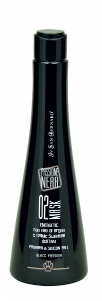 Маска для всіх типів шерсті собак і котів з аргановою олією Iv San Bernard BLACK PASSION 00 250 мл, фото 1