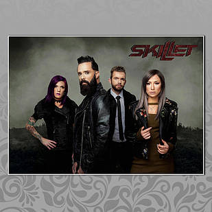 Плакат А3 Рок Skillet 02