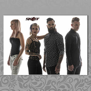 Плакат А3 Рок Skillet 04