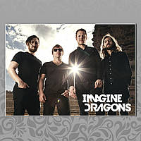 Плакат А3 Рок Imagine Dragons