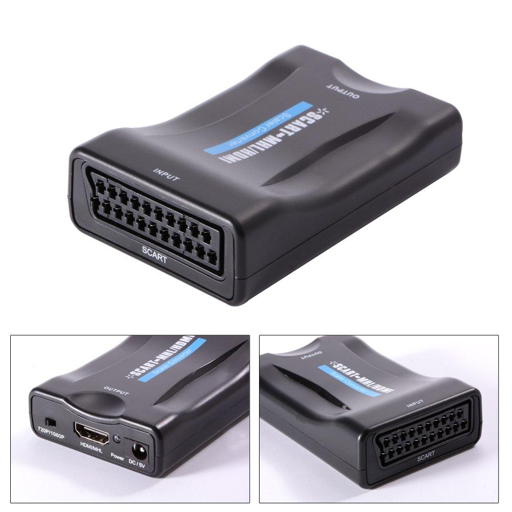 Конвертер перетворювач SCART to HDMI