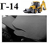 Килимки ЕВА в салон екскаватора-навантажувача JCB 3CX 1977-