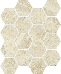 Paradyz Sunlight Stone Beige Mozaika Prasowana Hexagon 22x25.5