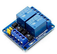 Модуль реле 2-канальный 5V с переключателем H/L для Arduino (тип 2)