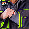 Костюм робочий захисний утеплений SteelUZ 4S LIME (Куртка+Штани) зріст 188 см, фото 6