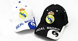 Кепка блайзер FC Real Madrid біла, фото 3