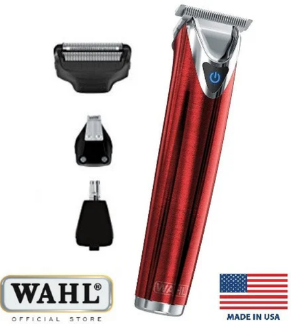 Тример для окантовки та стриження бороди Wahl Stainless Steel Advance, червоний (9864-600R), фото 1