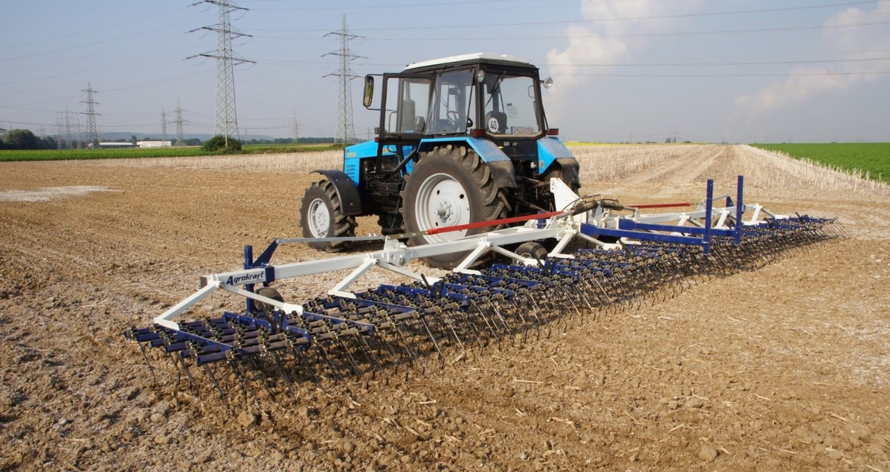 Сітчаста борона Agrokraft TOR на універсальній рамі культиваторні, фото 1
