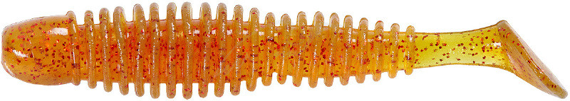 Силікон Reins Bubbring Shad 3" 566 Motor Oil Red Flake (8 шт/уп.)