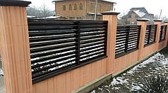 Забір жалюзі SMART, одностороннє, двостороннє покриття Oberig