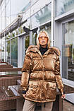 Жіноча стильна зимова куртка 289, фото 2