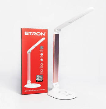 Лампа наст. світлодіодна ETRON Desk Lamp step 8W 3000-6000K White-coral №1-EDL-400