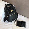 Жіночий рюкзак 2021, міський практичний рюкзак чорного кольору, AL-2542-10, фото 4