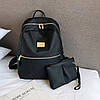 Жіночий рюкзак 2021, міський практичний рюкзак чорного кольору, AL-2542-10, фото 2