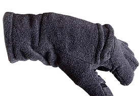 Рукавички-рукавиці зимові (фліс+тканина) .Рукавиці флісові Formax сірі
