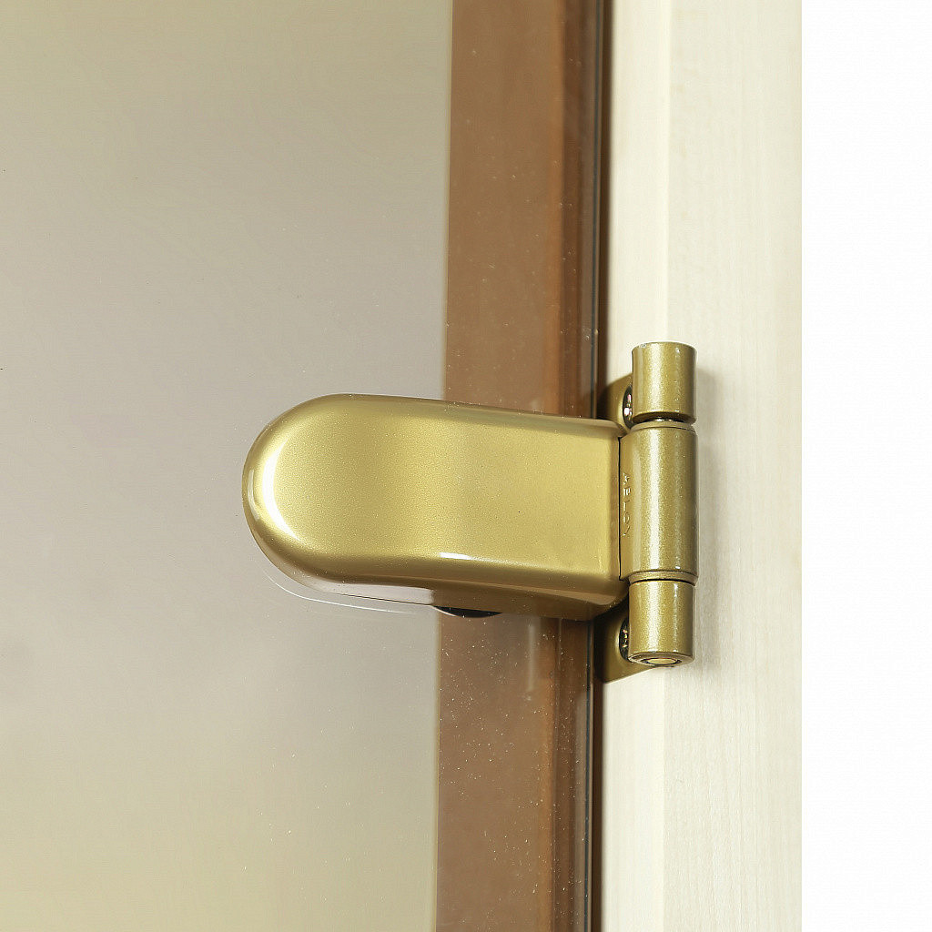 Стеклянная дверь для бани и сауны GREUS Premium 70/200 бронза матовая - фото 4 - id-p1297139436