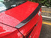 Карбоновий спойлер Audi A4 B9 сабля тюнінг (v2) Ducktail, фото 4